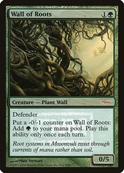 Wall of Roots FNM Promos Magic card