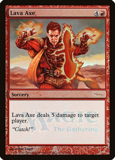 Lava Axe WPN & Gateway Promos Magic card
