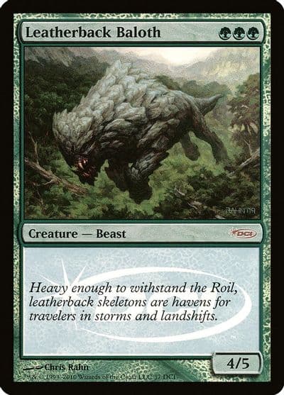 Leatherback Baloth WPN & Gateway Promos Magic card