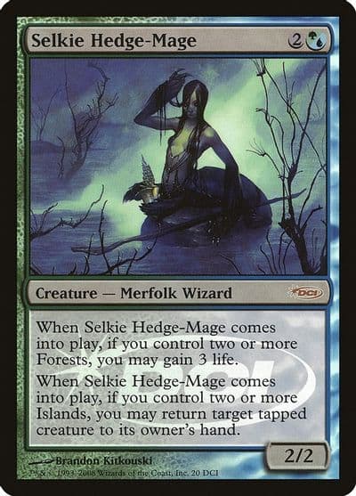 Selkie Hedge Mage WPN & Gateway Promos Magic card