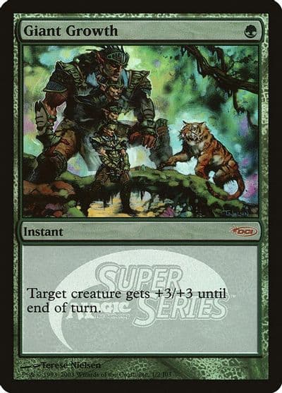 Giant Growth Junior Super Series Junior Series Promos Magic card