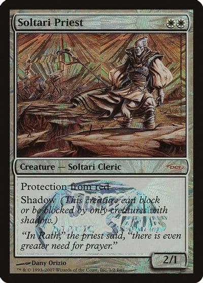 Soltari Priest Junior Series Europe Junior Series Promos Magic card
