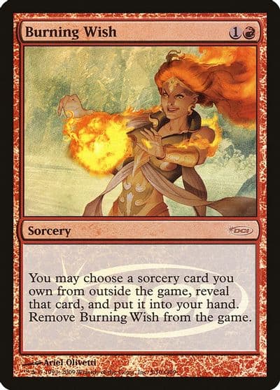 Burning Wish Judge Promos Magic card