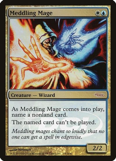 Meddling Mage Judge Promos Magic card