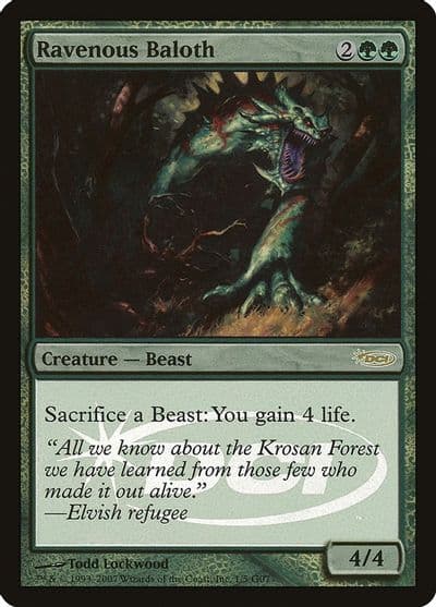 Ravenous Baloth Judge Promos Magic card