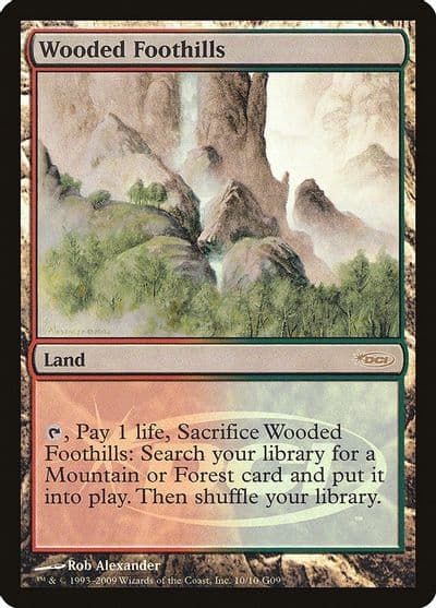 Wooded Foothills Judge Promos Magic card