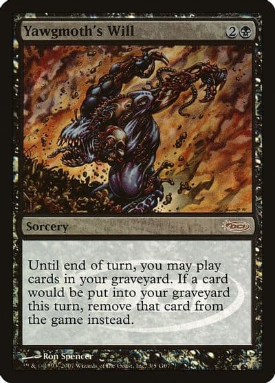 Yawgmoths Will Judge Promos Magic card