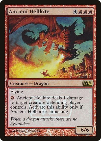 Ancient Hellkite Launch Party & Release Event Promos Magic card