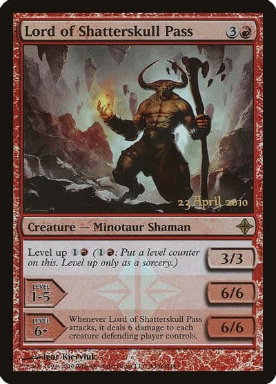 Lord of Shatterskull Pass Launch Party & Release Event Promos Magic card