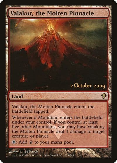 Valakut the Molten Pinnacle Launch Party & Release Event Promos Magic card