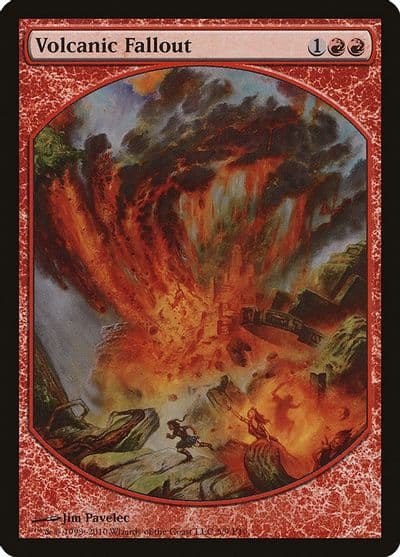 Volcanic Fallout Magic Player Rewards Magic card