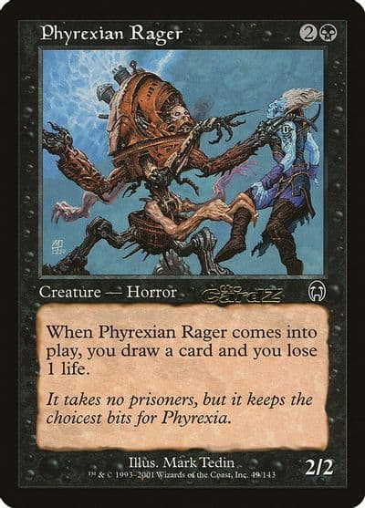 Phyrexian Rager Media Promos Magic card