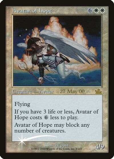 Avatar of Hope Prerelease Cards Magic card