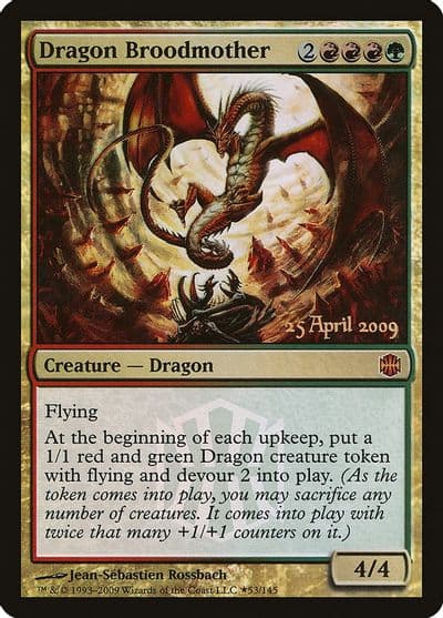 Dragon Broodmother Prerelease Cards Magic card