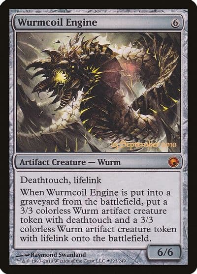Wurmcoil Engine Prerelease Cards Magic card