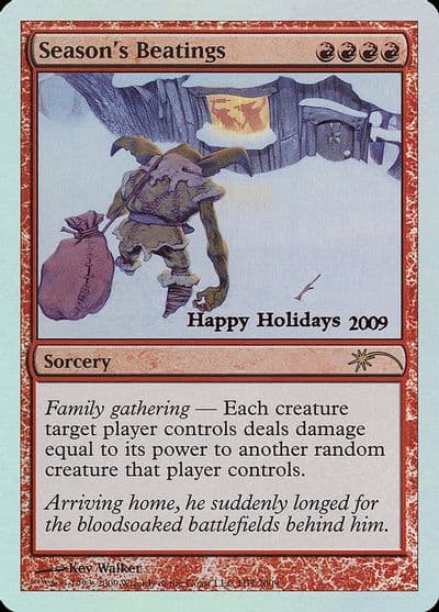 Seasons Beatings Special Occasion Magic card
