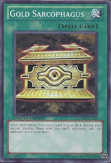 Gold Sarcophagus Duelist Revolution Yu-Gi-Oh! card