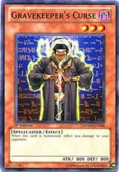 Gravekeepers Curse Structure Deck: Marik Yu-Gi-Oh! card