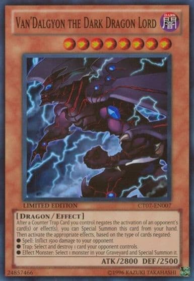 VanDalgyon The Dark Dragon Lord 2010 Collectors Tins Yu-Gi-Oh! card