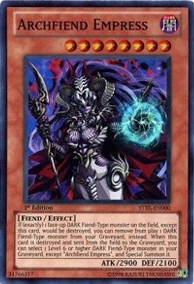 Archfiend Empress Starstrike Blast Yu-Gi-Oh! card