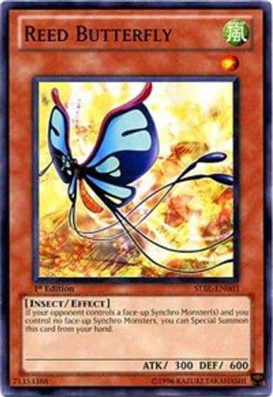 Reed Butterfly Starstrike Blast Yu-Gi-Oh! card