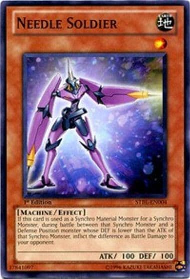 Needle Soldier Starstrike Blast Yu-Gi-Oh! card