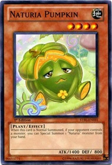 Naturia Pumpkin Starstrike Blast Yu-Gi-Oh! card