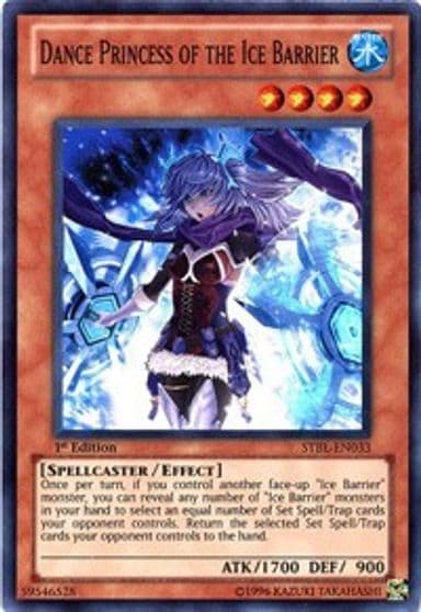 Dance Princess of the Ice Barrier Starstrike Blast Yu-Gi-Oh! card