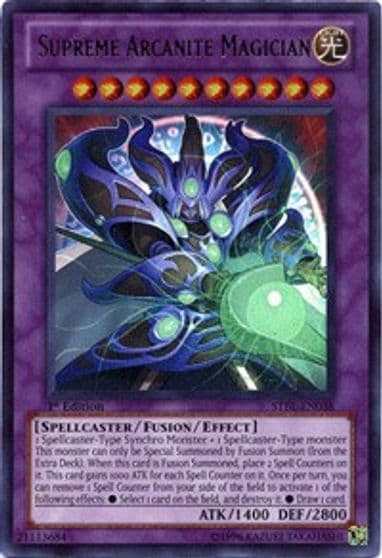 Supreme Arcanite Magician Starstrike Blast Yu-Gi-Oh! card