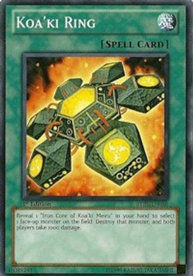 Koaki Ring Starstrike Blast Yu-Gi-Oh! card