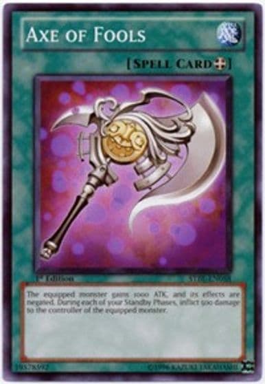 Axe of Fools Starstrike Blast Yu-Gi-Oh! card