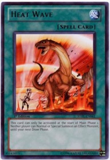 Heat Wave Starstrike Blast Yu-Gi-Oh! card