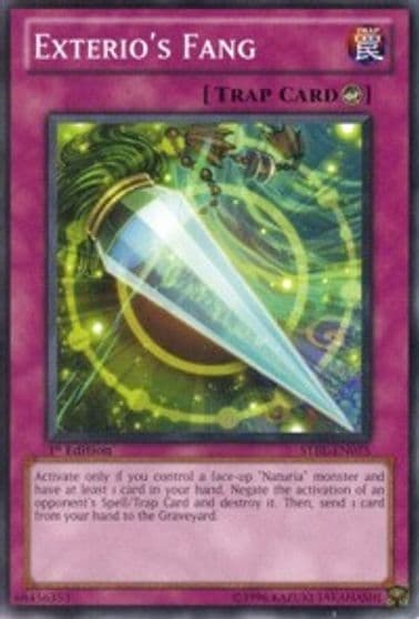 Exterios Fang Starstrike Blast Yu-Gi-Oh! card
