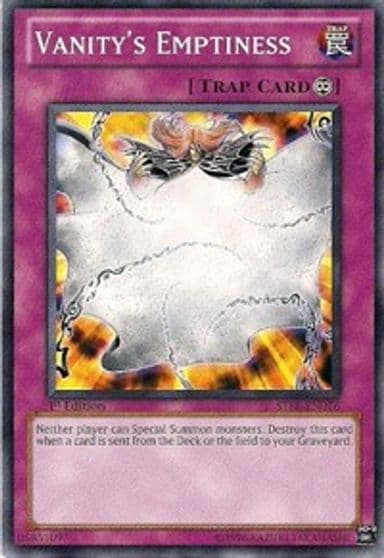 Vanitys Emptiness Starstrike Blast Yu-Gi-Oh! card