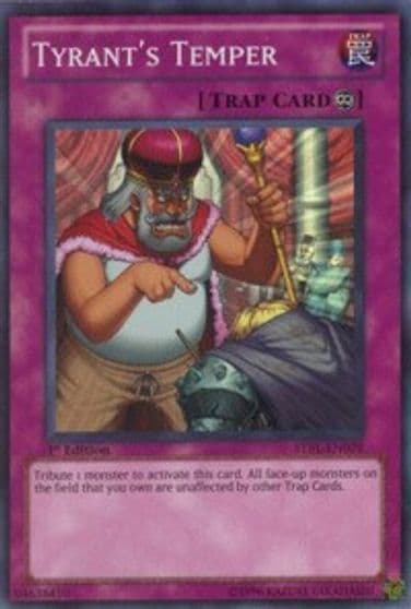 Tyrants Temper Starstrike Blast Yu-Gi-Oh! card