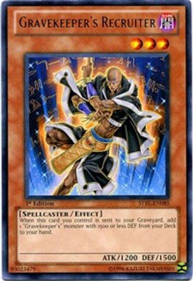 Gravekeepers Recruiter Starstrike Blast Yu-Gi-Oh! card