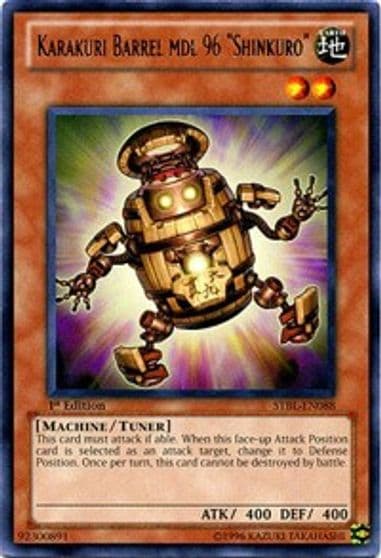 Karakuri Barrel mdl 96 Shinkuro Starstrike Blast Yu-Gi-Oh! card
