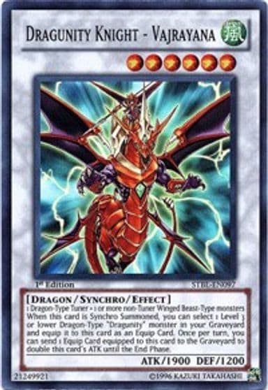 Dragunity Knight Vajrayana Starstrike Blast Yu-Gi-Oh! card