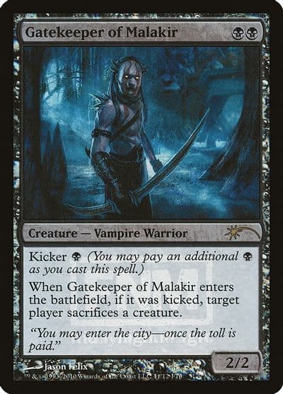 Gatekeeper of Malakir FNM Promos Magic card