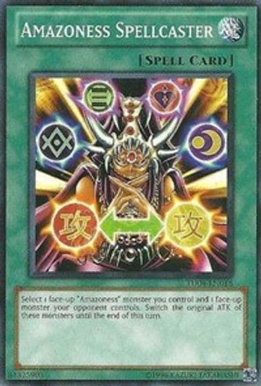 Amazoness Spellcaster Turbo Pack: Booster Four Yu-Gi-Oh! card