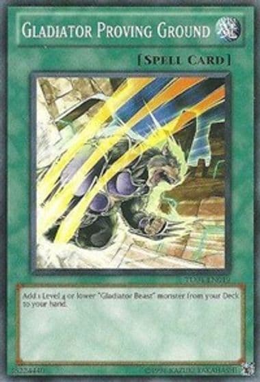 Gladiator Proving Ground Turbo Pack: Booster Four Yu-Gi-Oh! card