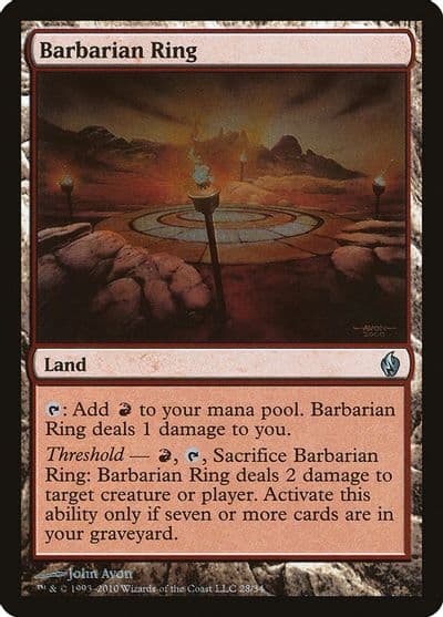Barbarian Ring Premium Deck Series: Fire and Lightning Magic card