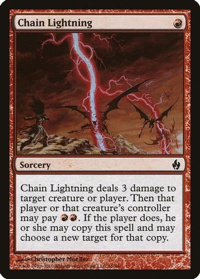 Chain Lightning Premium Deck Series: Fire and Lightning Magic card