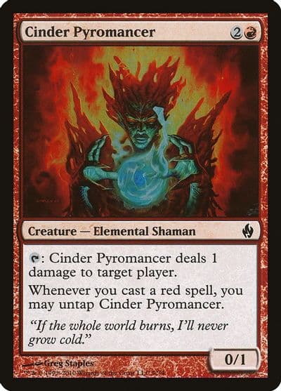Cinder Pyromancer Premium Deck Series: Fire and Lightning Magic card