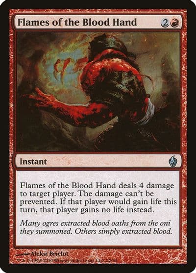 Flames of the Blood Hand Premium Deck Series: Fire and Lightning Magic card