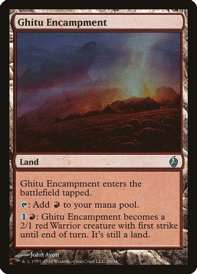 Ghitu Encampment Premium Deck Series: Fire and Lightning Magic card