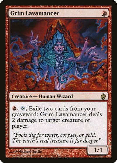 Grim Lavamancer Premium Deck Series: Fire and Lightning Magic card