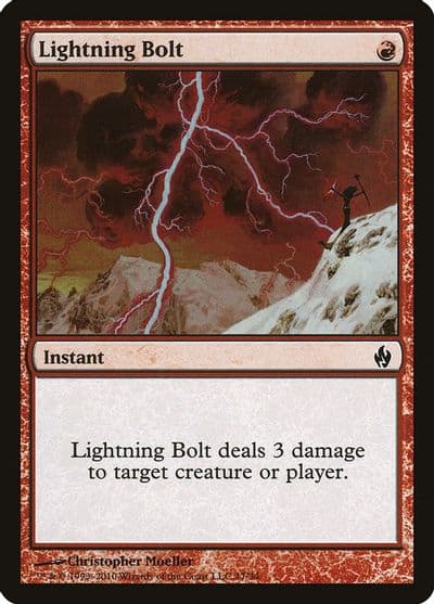 Lightning Bolt Premium Deck Series: Fire and Lightning Magic card