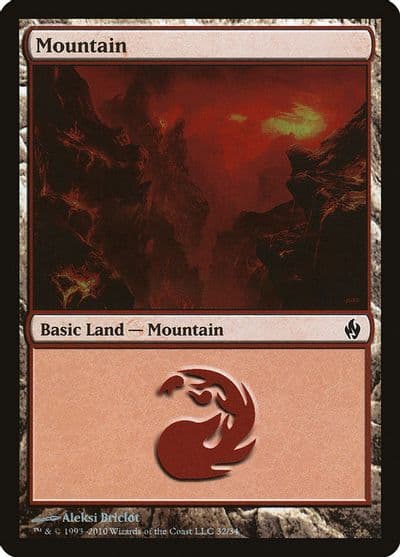 Mountain 32 Premium Deck Series: Fire and Lightning Magic card