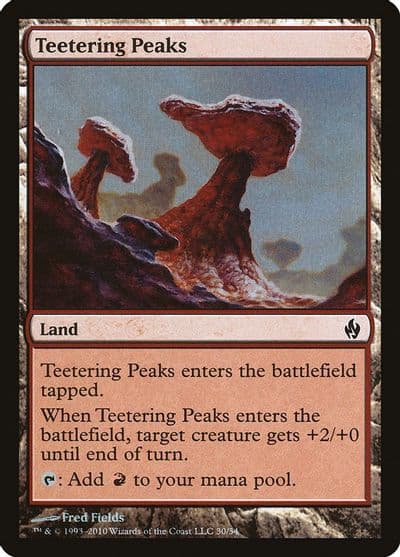Teetering Peaks Premium Deck Series: Fire and Lightning Magic card